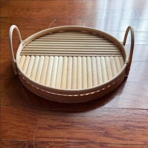 Target Tan Round Basket with Handles